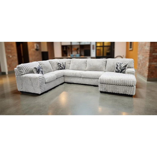 S319 Austin Lt. Grey Sectional - Pay On Delivery $1,270.00