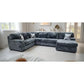 S319 Austin Charcoal Sectional - Pay On Delivery $1,270.00