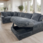 Alisson Grey Sectional - Pay On Delivery $1,090