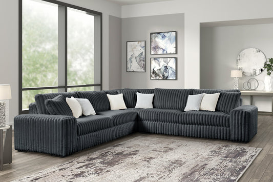 MARSHMALLOW Charcoal OVERSIZED Sectional - Pay On Delivery $1,330.00