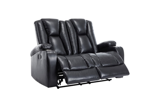 Noah Black - 3PC Reclining Set