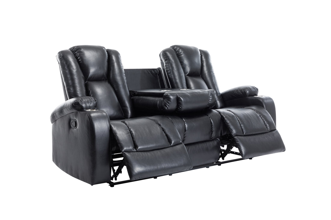 Noah Black - 3PC Reclining Set