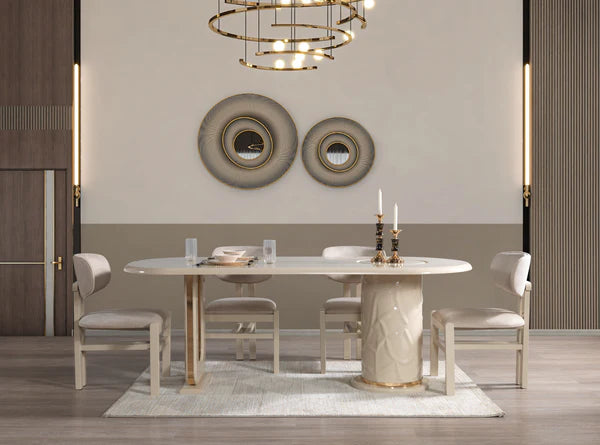 Helena Ivory 7-Piece Dining Set - Pay On Delivery $1,790.00