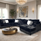 9900 Black - 4PC Oversized Sectional - Pay On Delivery $1,630.00