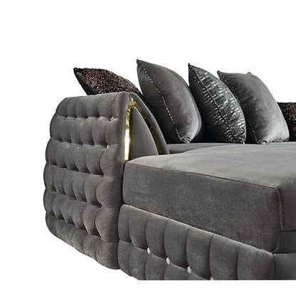 Sicilya Sectional (Grey) - Pay On Delivery $1,430.00