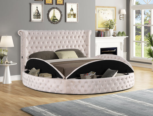 Penthouse2 Beige with USB Platform Bed King - Pay On Delivery $890.00
