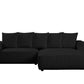 Romeo Black Sectional - Pay On Delivery $840.00
