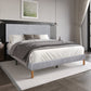 HH210 - Light Grey King Platform Bed Frame - Pay On Delivery $240.00