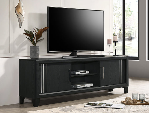 B9235-9 CHARLIE TV STAND- CHARCOAL - Pay On Delivery $340.00