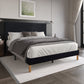 HH205 - Black King Platform Bed Frame - Pay On Delivery $240.00
