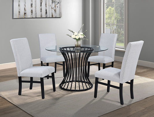 2202-5P/DV TRACY DINING GROUP DOVE- Pay On Delivery $550.00