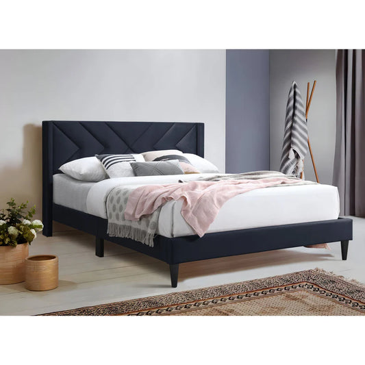 B8350 Dona (Black) King Platform Bed Frame - Pay On Delivery $250.00