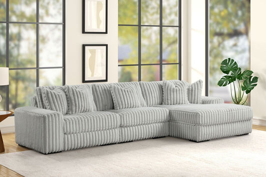 SUNDAY2 GRAY 3PC Sectional - Pay On Delivery $1,160.00