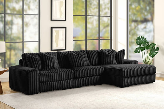 SUNDAY2 BLACK 3PC Sectional - Pay On Delivery $1,160.00