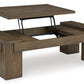 T763-9 Lift Top Cocktail Table - Pay On Delivery $360.00