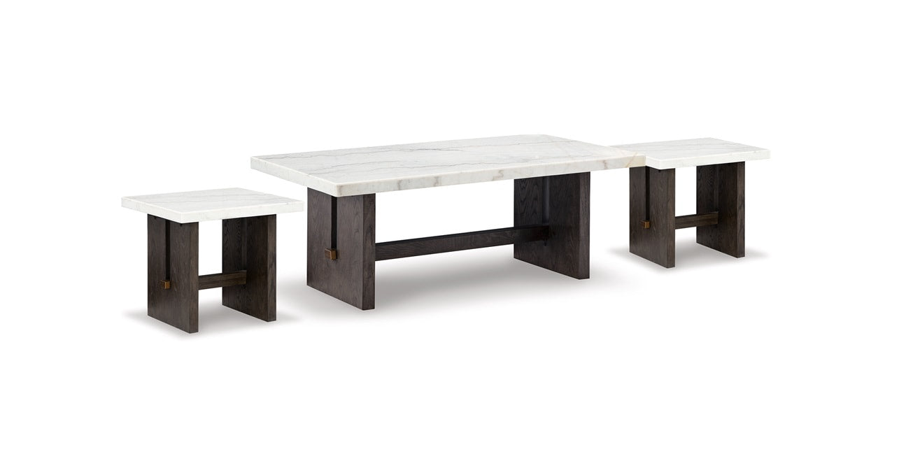 T779 Marble Occasional Table Set - Pay On Delivery $630.00