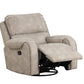 Titan1002-Stone OVERSIZED 3pc Reclining Set