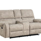 Titan1002-Stone OVERSIZED 3pc Reclining Set