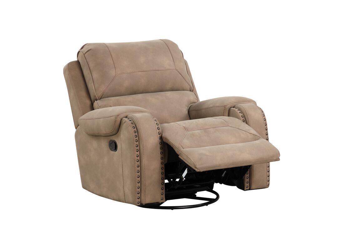 Titan1001-Latte OVERSIZED 3pc Reclining Se