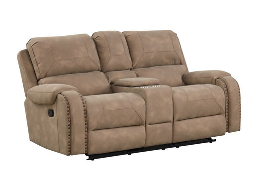 Titan1001-Latte OVERSIZED 3pc Reclining Se