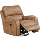 Titan2002-Saddle OVERSIZED 3pc Reclining Set