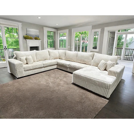 S320 Texan (Ivory) Sectional - Pay On Delivery $1,520.00