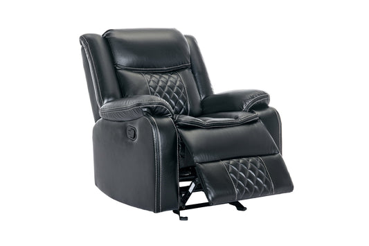 Weston Black - 3PC Reclining Living Room