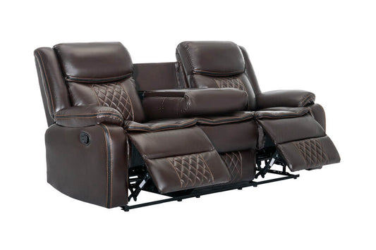 Weston Espresso - 3PC Reclining Living Room