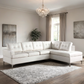 Vintage White Sectional - Pay On Delivery $590.00